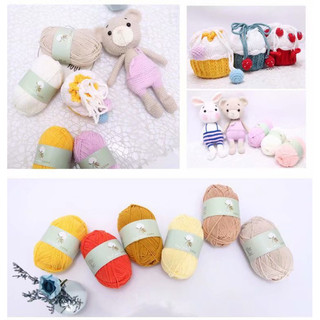 Len sợi bông WOOL COTTON ( bảng màu 1)