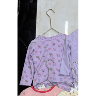 Bộ cotton thỏ tím