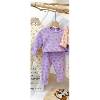 Bộ cotton thỏ tím