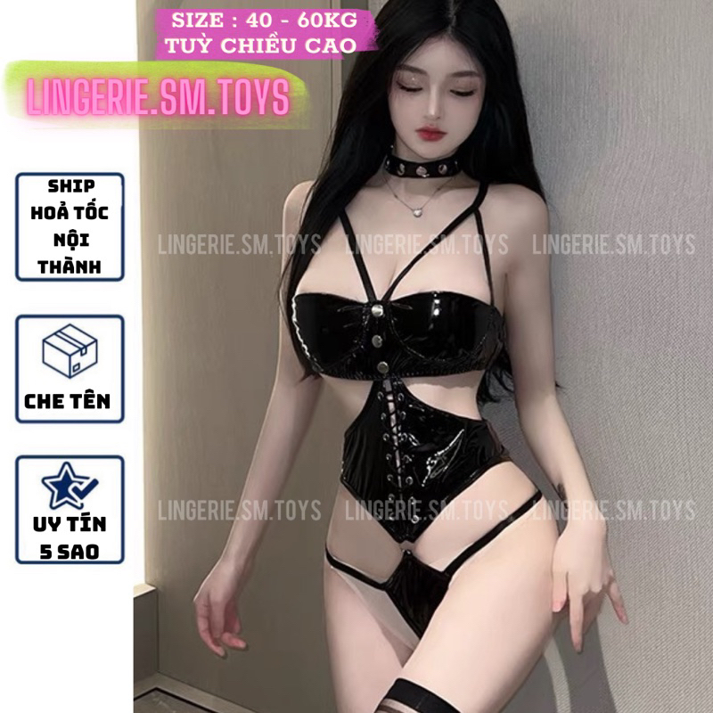 LL2623 - Bodysuit Da Cut-out Ôm Chiết Tôn Eo Phong Cách Badgirl Gợi Cảm