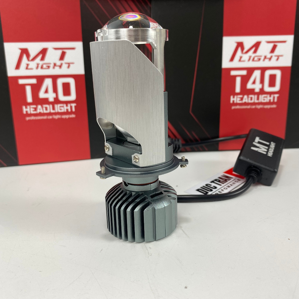 Đèn Pha LED Bi Cầu Mini H4 T40/F40 ( New ) Công Xuất 40w Lắp Ô tô, Xe Máy