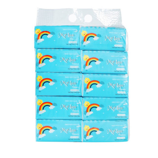Bịch 10 gói giấy ăn Mylan cầu vồng