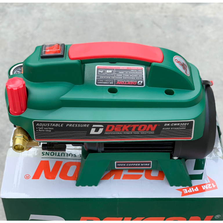 Máy Rửa Xe Dekton DK CWR3001 Chỉnh áp lõi đồng 100%