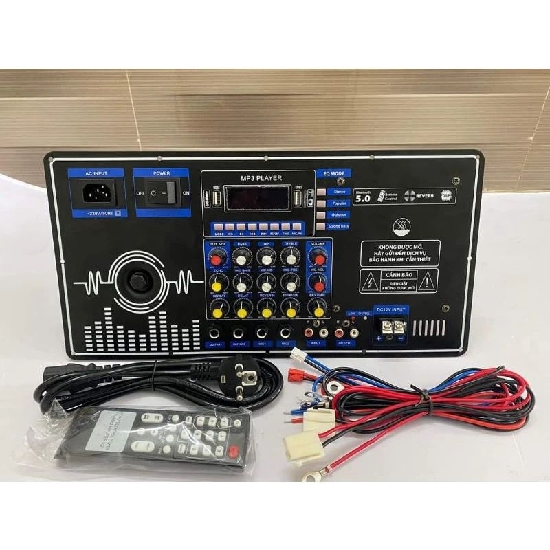 BO MẠCH LOA KÉO CÓ REVERB MỚI NHẤT, MẠCH LOA KÉO 250W CÓ CẦN CHỈNH EQ - 432 VIETNAM