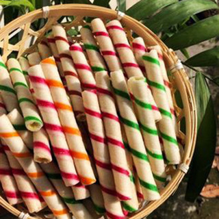 Bánh ống quế 5 vị hủ 500gam - haobabanh
