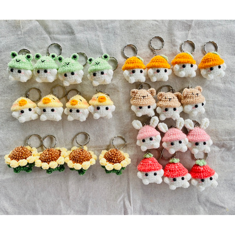 Móc Khoá Len NẤM 🍄