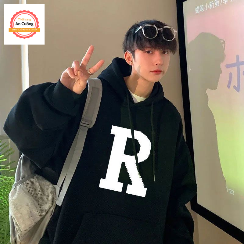 Áo khoác hoodie, áo hoodie nam nữ chất nỉ dày form rộng có mũ giá rẻ HOODIE02 - Thời trang An Cường