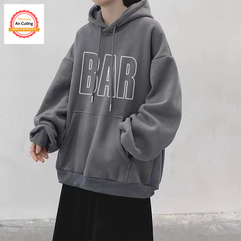Áo khoác hoodie, áo hoodie nam nữ chất nỉ dày form rộng có mũ giá rẻ HOODIE03 - Thời trang An Cường