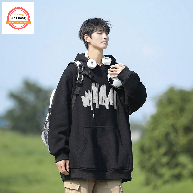 Áo khoác hoodie, áo hoodie nam nữ chất nỉ dày form rộng có mũ giá rẻ HOODIE04 - Thời trang An Cường