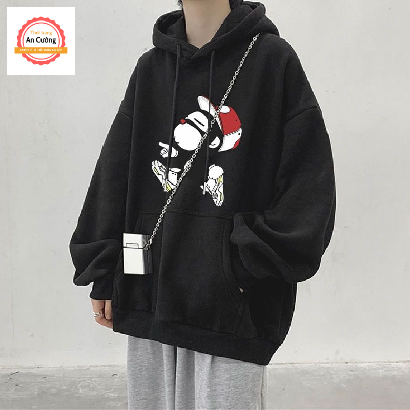Áo khoác hoodie, áo hoodie nam nữ chất nỉ dày form rộng có mũ giá rẻ HOODIE05 - Thời trang An Cường