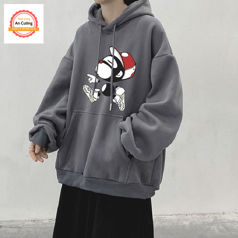 Áo khoác hoodie, áo hoodie nam nữ chất nỉ dày form rộng có mũ giá rẻ HOODIE05 - Thời trang An Cường