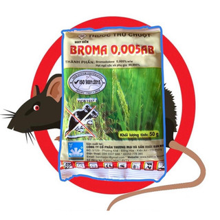 10 gói Bả diệt chuột sinh học tận gốc broma