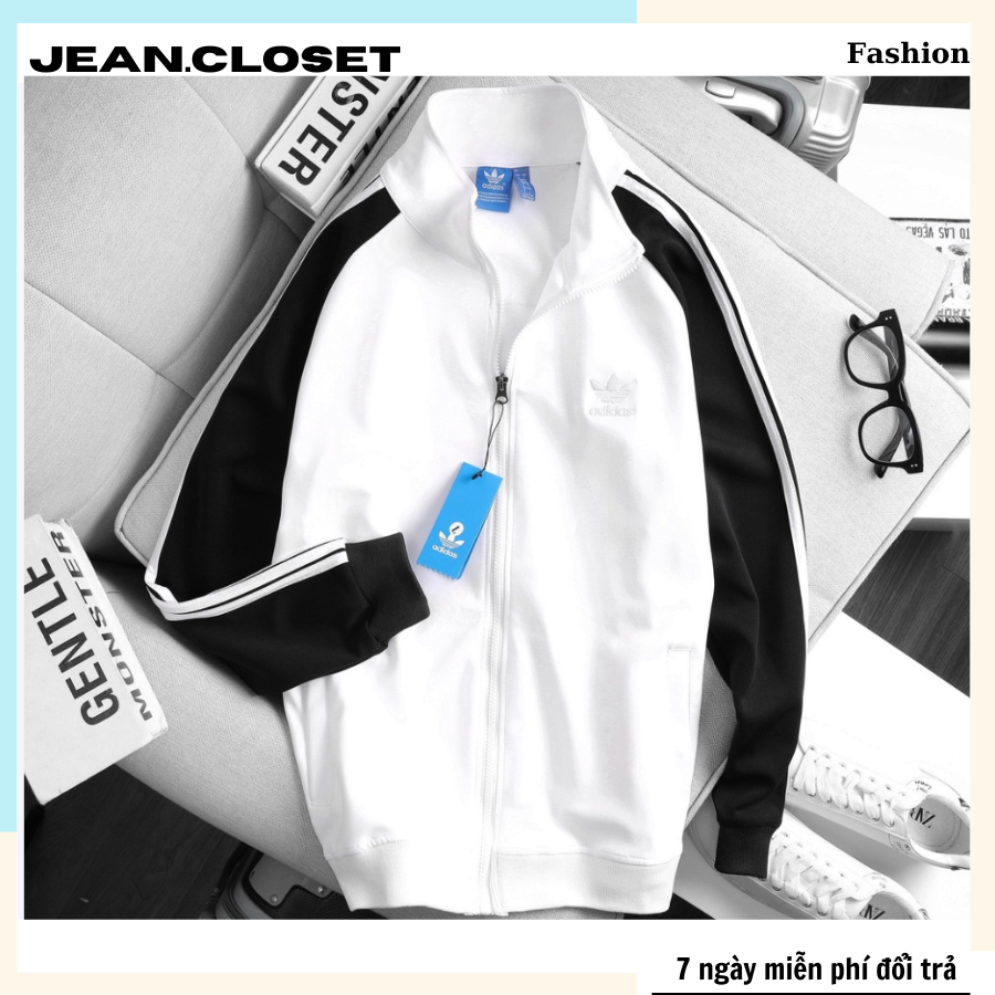 Áo khoác nỉ sọc tay nam nữ chất nỉ cotton phong cách trẻ trung