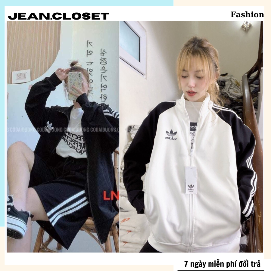 Áo khoác nỉ sọc tay nam nữ chất nỉ cotton phong cách trẻ trung