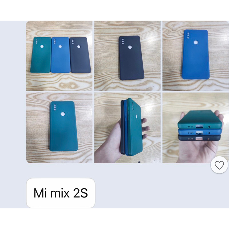 Ốp lưng dẻo Mi Mix 2S màu