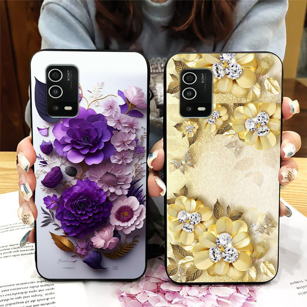 Ốp lưng oppo a55 4g / oppo a55 5g in hình hoa siêu đẹp