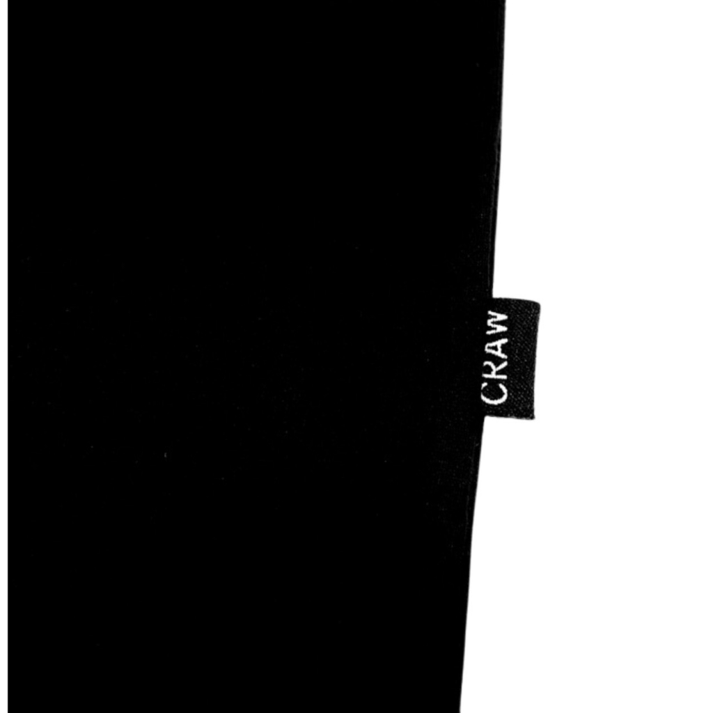 Áo thun tay lỡ CRAW phông unisex nam nữ vải coton mềm mịn, co dãn Oversize form rộng - 0086