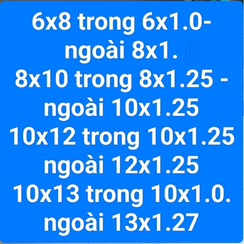 SƠ MI SẮT LỔ 10LYx14LY. 5.CÁI