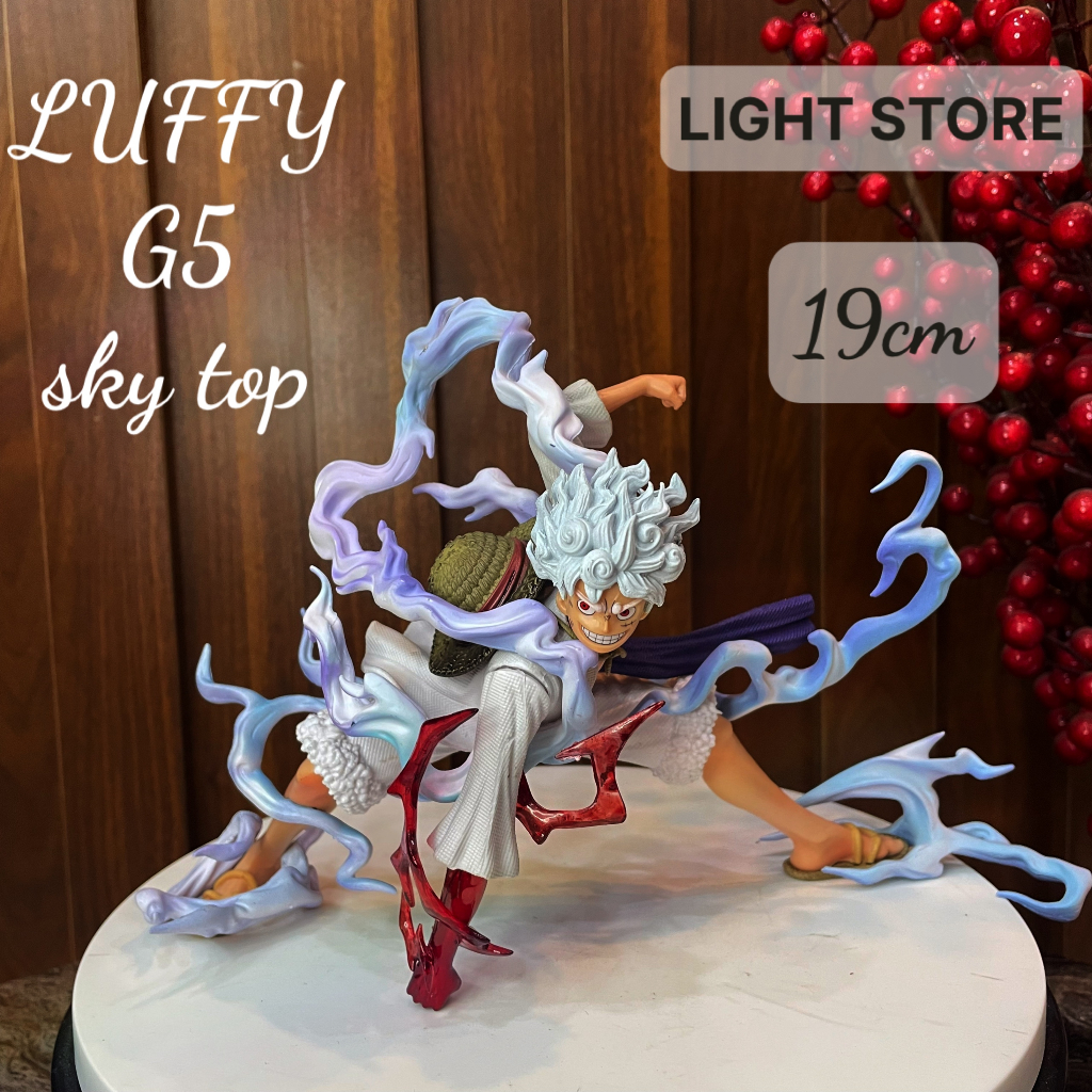 ĐỒ CHƠI MÔ HÌNH NHÂN VẬT LUFFY GEAR 5 THẦN MẶT TRỜI NIKA TRONG ANIME ONE PIECE, SƯU TẬP TRANG TRÍ DECOR QUÀ TẮNG