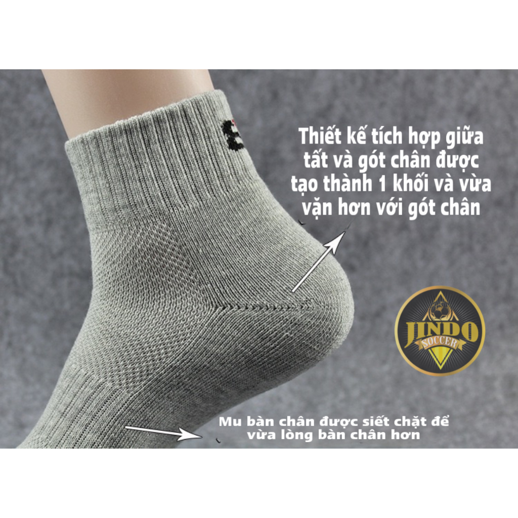 Tất Thể Thao Dệt Kim Cao Cấp 8 SPORT Vớ Chạy Bộ Bóng Đá Bóng Rổ Tennis Gym Thoáng Khí Thấm Hút Mồ Hôi Co Giãn Tốt JSD22