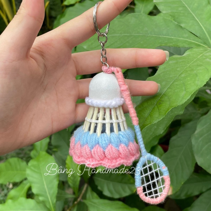 Móc khoá cầu lông xoè - By BongHandmade23