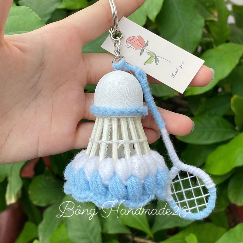 Móc khoá cầu lông xoè - By BongHandmade23