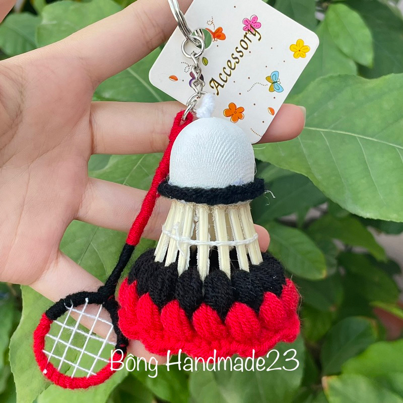 Móc khoá cầu lông xoè - By BongHandmade23