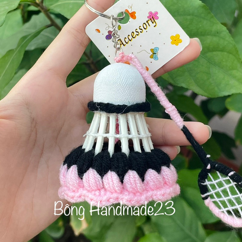 Móc khoá cầu lông xoè - By BongHandmade23