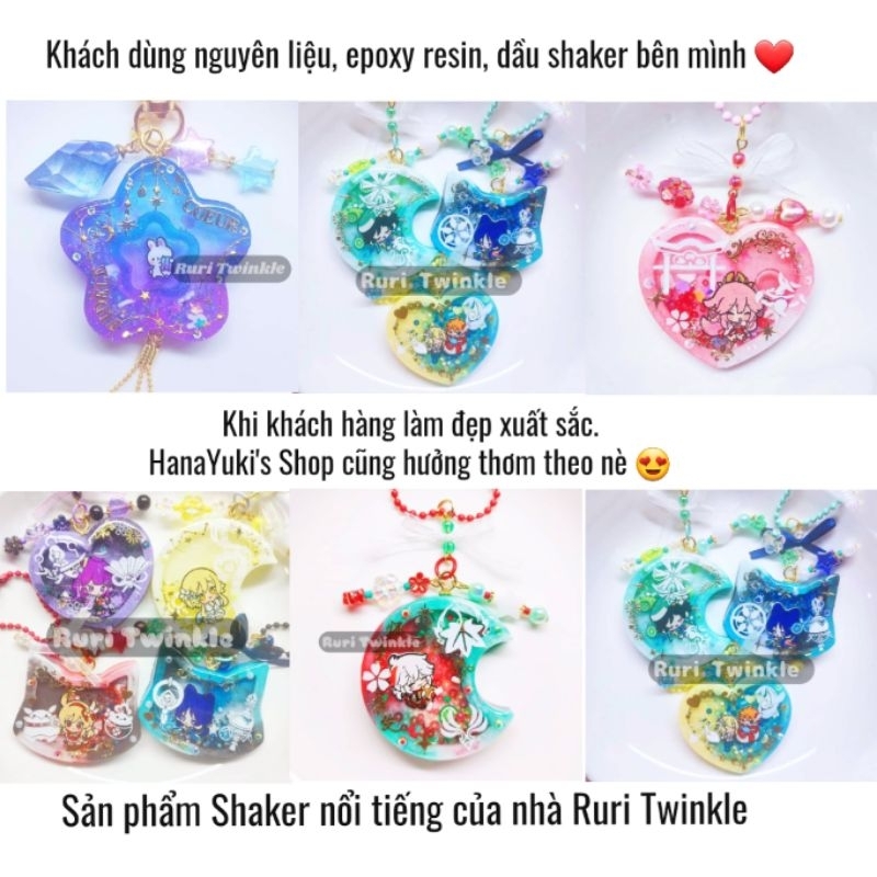 Dầu cát lún chảy chậm làm shaker thủ công Resin - Heavy Shaker Oil