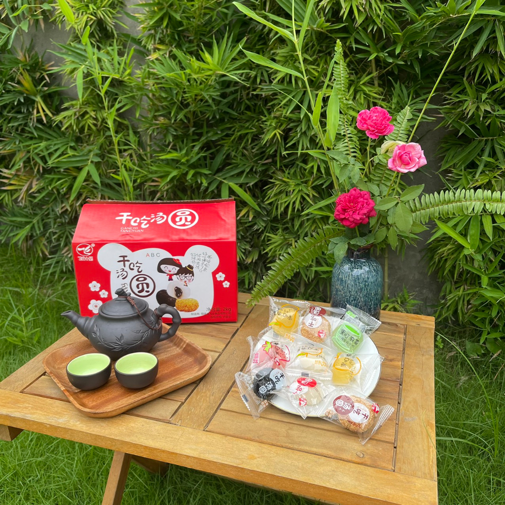 Thùng 2 kg bánh Mochi dẻo bao vừng Đài Loan trộn 4 vị