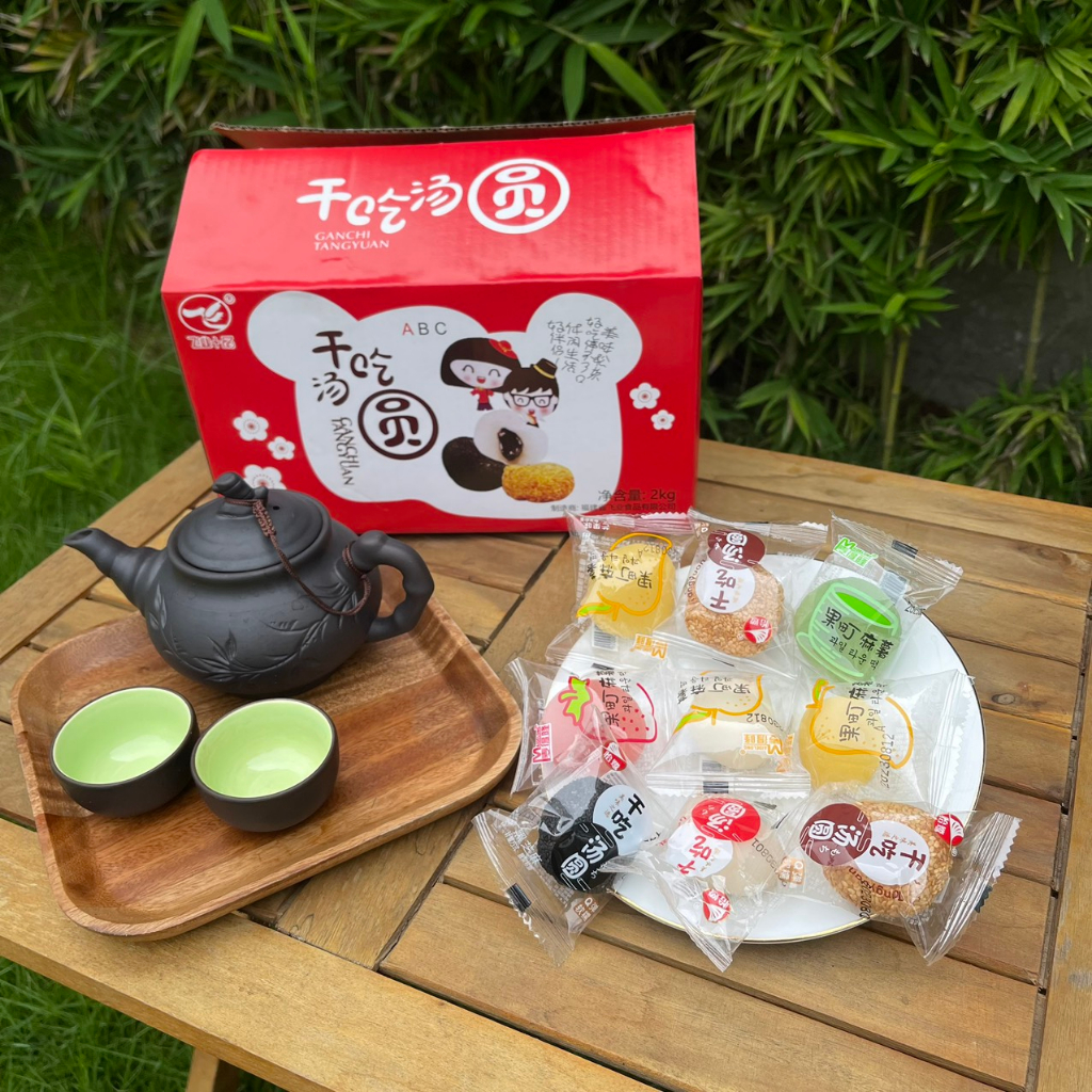 Thùng 2 kg bánh Mochi dẻo bao vừng Đài Loan trộn 4 vị