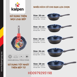 Chảo chống dính cao cấp kalpen đủ size 20-26-28cm