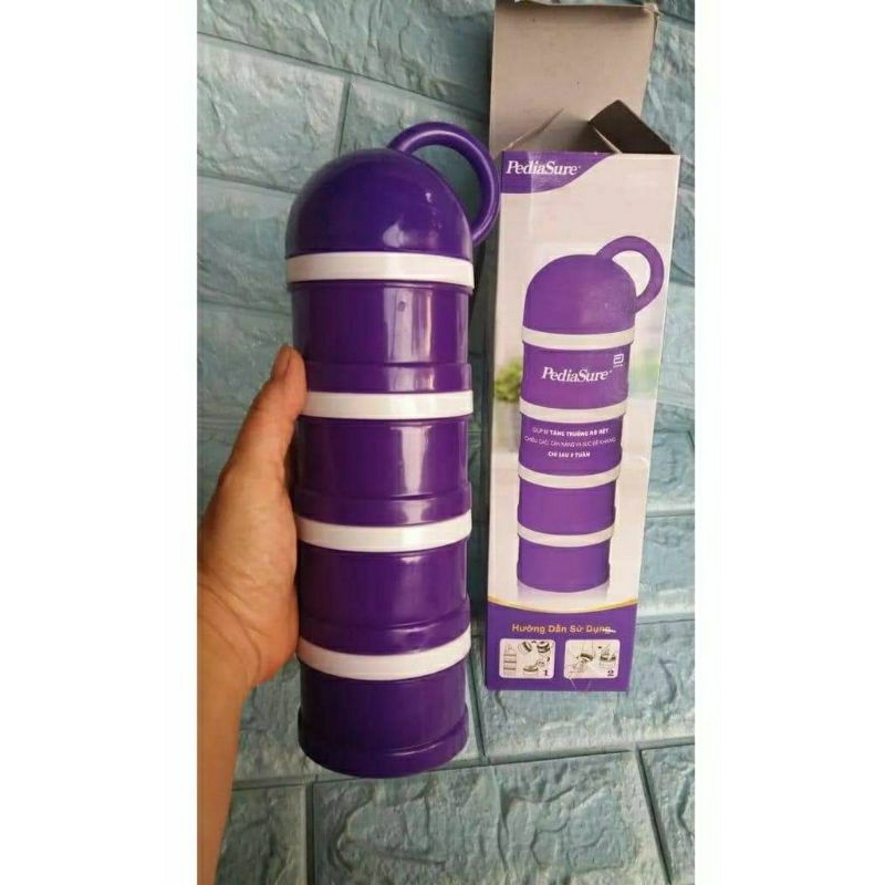 Hộp chia sữa và thức ăn 4 ngăn cho bé pediasure