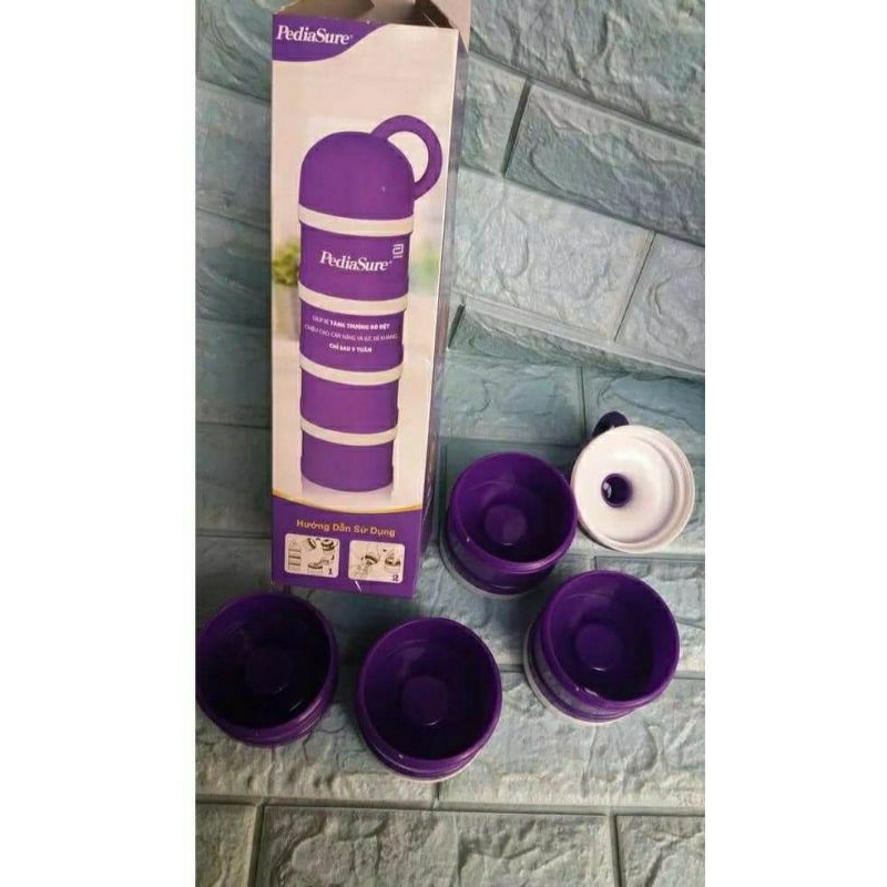 Hộp chia sữa và thức ăn 4 ngăn cho bé pediasure