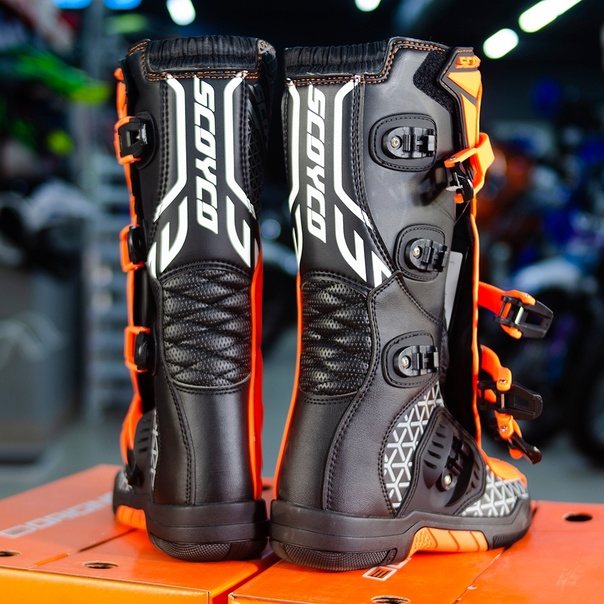 Giày bảo hộ xe máy Motocross, giày cào cào Scoyco MBM009