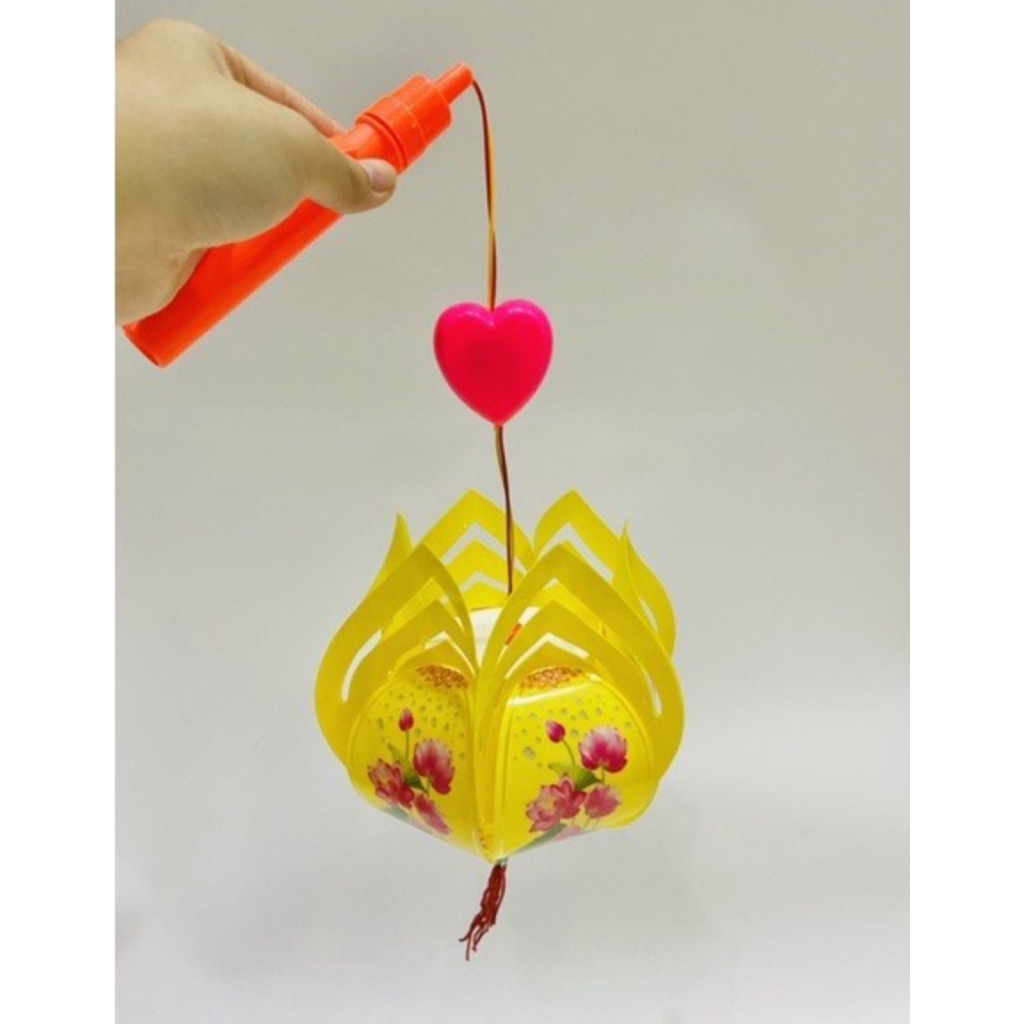 Lồng Đèn Trung Thu Điện Tử Hoa Sen Cho Bé