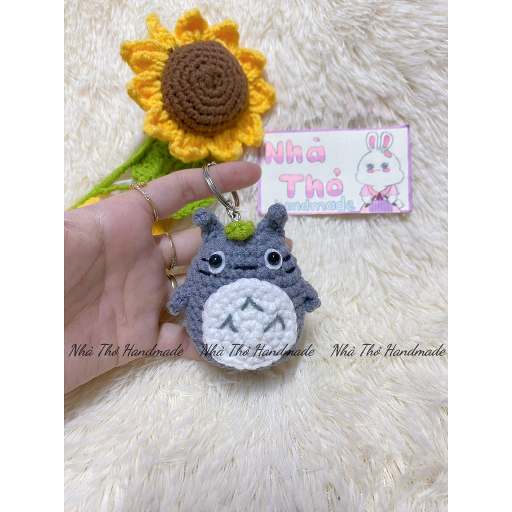 [ Handmade ] Móc khóa len Totoro