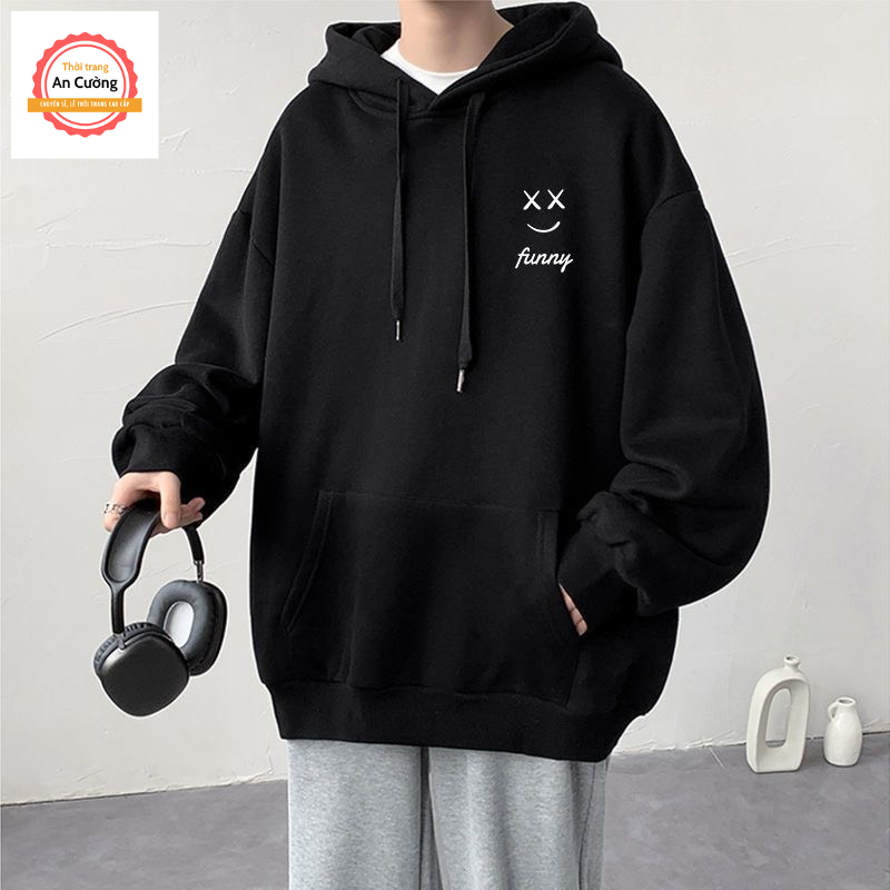 Áo khoác hoodie, áo hoodie nam nữ chất nỉ dày form rộng có mũ giá rẻ HOODIE17 - Thời trang An Cường