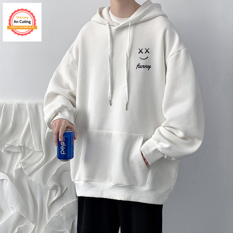 Áo khoác hoodie, áo hoodie nam nữ chất nỉ dày form rộng có mũ giá rẻ HOODIE17 - Thời trang An Cường