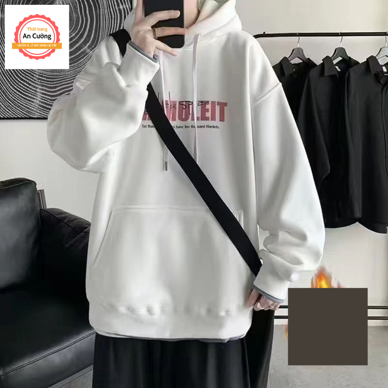 Áo khoác hoodie, áo hoodie nam nữ chất nỉ dày form rộng có mũ giá rẻ HOODIE18 - Thời trang An Cường