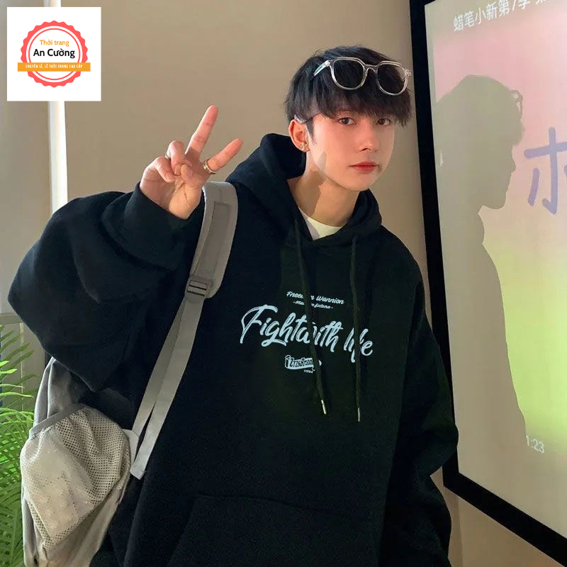 Áo khoác hoodie, áo hoodie nam nữ chất nỉ dày form rộng có mũ giá rẻ HOODIE18 - Thời trang An Cường