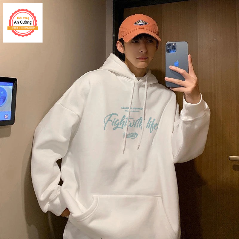 Áo khoác hoodie, áo hoodie nam nữ chất nỉ dày form rộng có mũ giá rẻ HOODIE18 - Thời trang An Cường