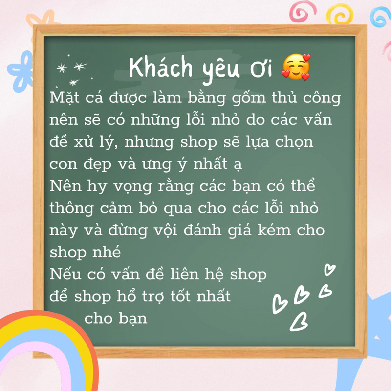 Vòng tay cá con gốm sứ