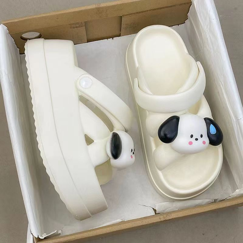 Dép Sandal bánh mỳ hình mèo dễ thương, quai nhún siêu đẹp