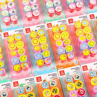 [Combo 10] Hộp 10 con dấu hình capybara, sanrio hoạt hình dễ thương
