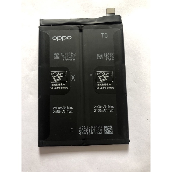 Pin oppo reno 6 5g/ Oppo blp 863 new zin, đủ dung lượng