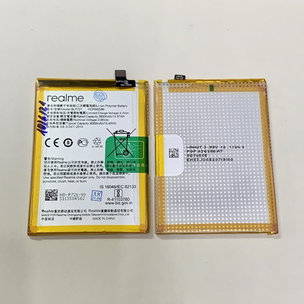 Pin Oppo Realme C2/Pin Oppo BLP-721 new zin, đủ dung lượng