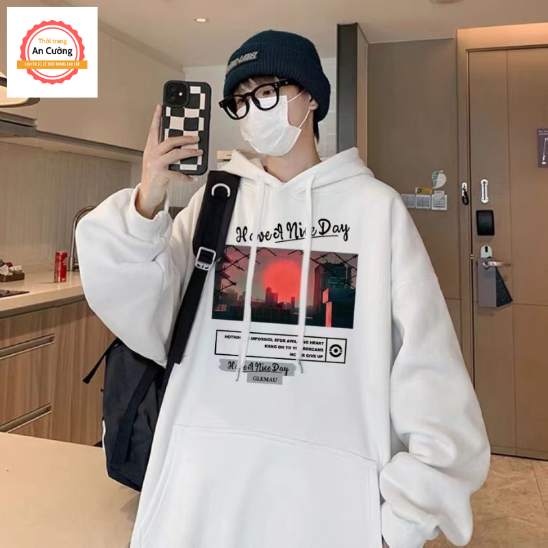 Áo khoác hoodie, áo hoodie nam nữ chất nỉ dày form rộng có mũ giá rẻ HOODIE22 - Thời trang An Cường