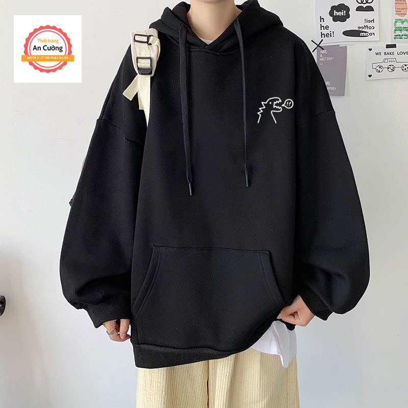 Áo khoác hoodie, áo hoodie nam nữ chất nỉ dày form rộng có mũ giá rẻ HOODIE22 - Thời trang An Cường