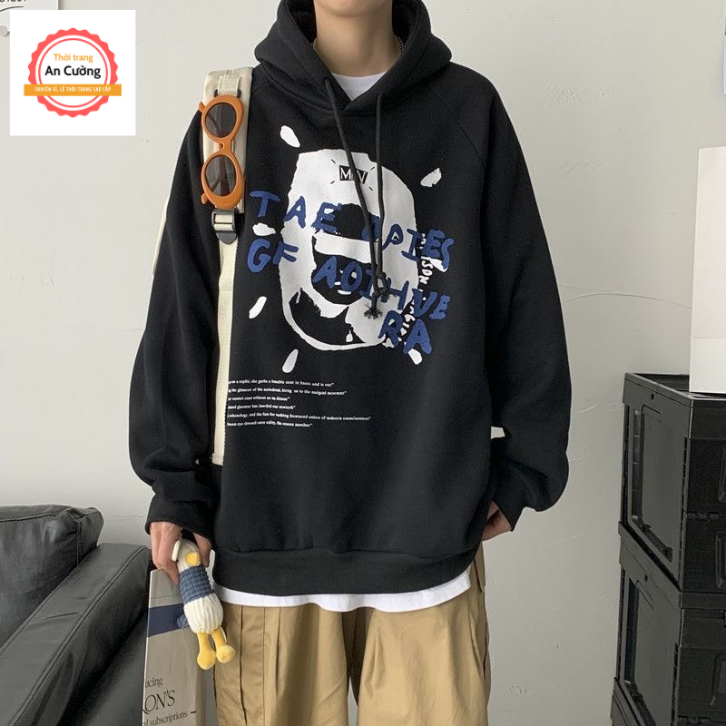 Áo khoác hoodie, áo hoodie nam nữ chất nỉ dày form rộng có mũ giá rẻ HOODIE22 - Thời trang An Cường